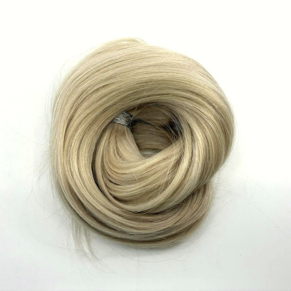 Glam Seamless Invisi-Clip Hair Extensions #60S Iced Blonde 7 Wefts 24"180g